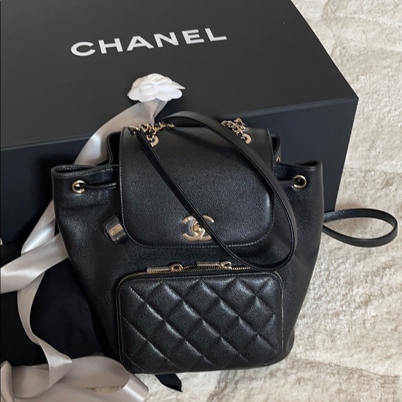 Chanel Business Affinity Backpack New GHW - Picture 2 of 7
